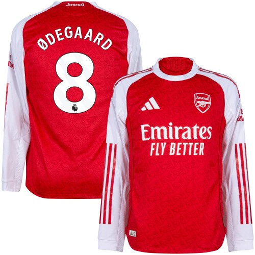 Arsenal Hemmatröja Ødegaard 8 2025–2026 Långärmad Arsenal Hemmatröja Ødegaard 8 2025–2026 Långärmad